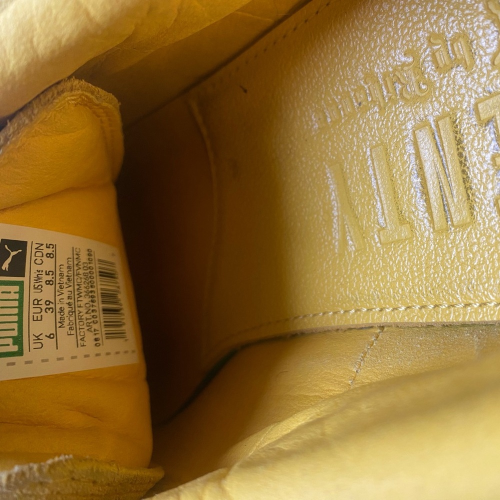 Puma x Rihanna Fenty Cleated Creeper shoes women 8.5 yellow - Picture 4 of 4